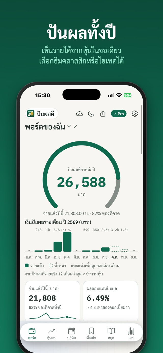 PanPhonDee app screen